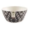 Botanic Small Melamine Picnic Bowl, Black and White