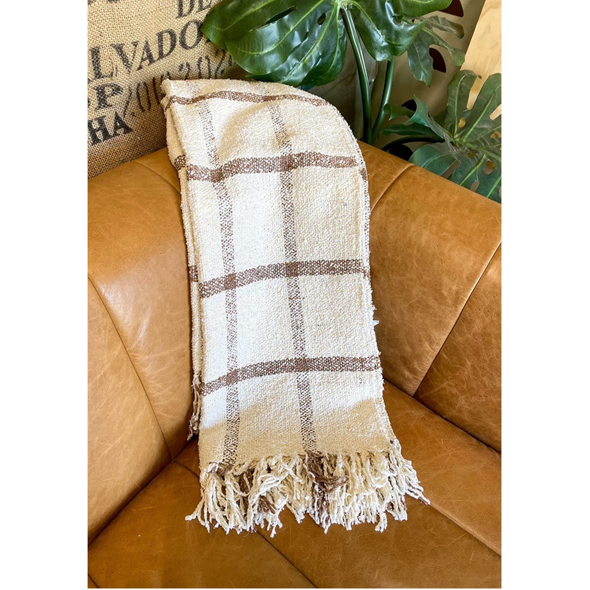 Debbie Travis® Yarn Dyed Throw, 60in Giant Tiger