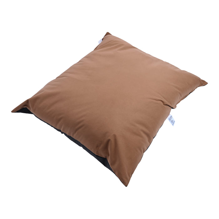 Lit en similisuède pour animal de compagnie, brun, 27 po x 32 po