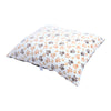 Lit carré en peluche blanc pour animaux de compagnie