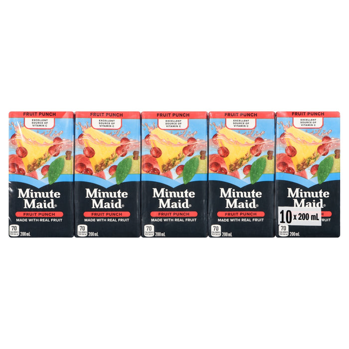 Minute Maid Fruit Punch, 10-Pack, 200 ml