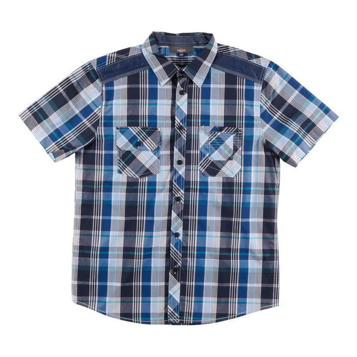 Chemise avec garnitures en chambray taille forte Safari urbain Moutain Ridge pour hommes
