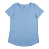 T-shirt uni ample avec poche avant Saisonnière mySTYLE pour femmes
