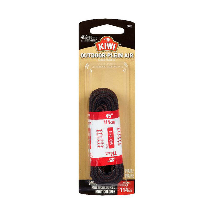 S.C Johnson Kiwi Outdoor Shoe Laces, 45-in, Brown
