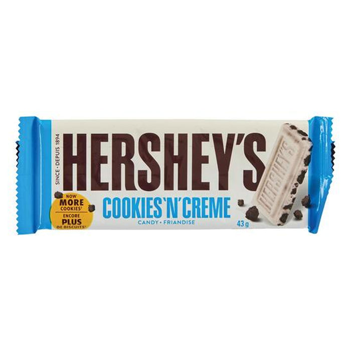 Hershey's Cookies n Crème Chocolate Bar, 43-g