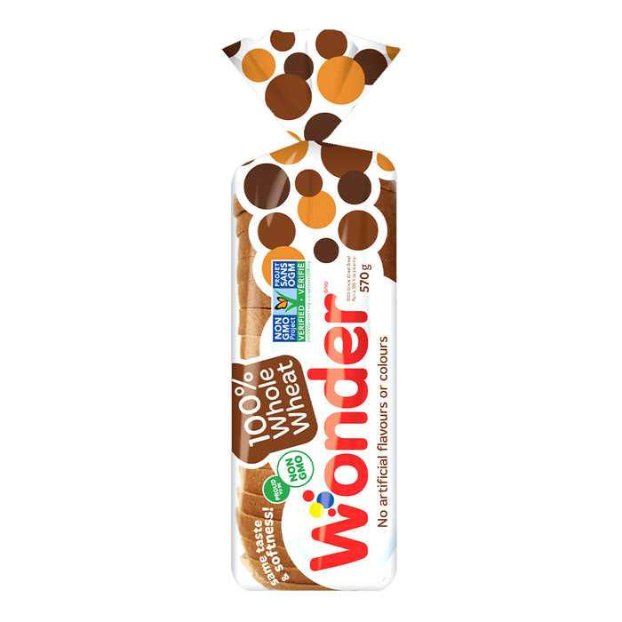 Wonder 100% Whole Wheat Bread, 570-g