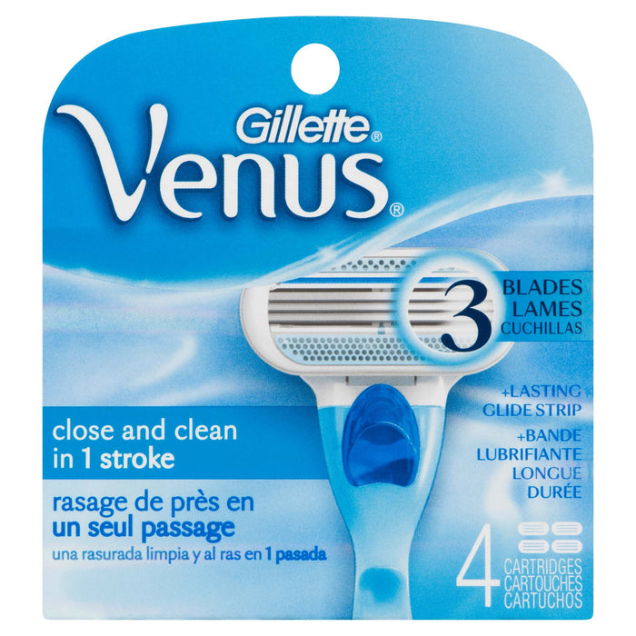 Gillette Venus Razor Blade Refills - 4pk.
