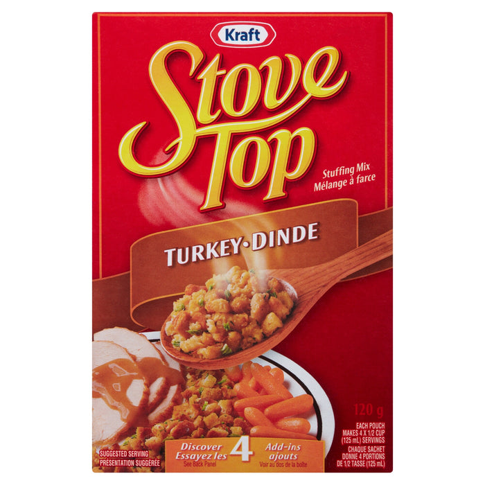Kraft Stove Top Turkey Stuffing, 120g