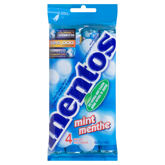 Bonbons tendres à la menthe Mentos emb. de 4 - 37 g