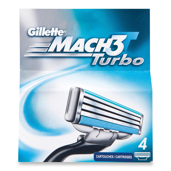 Gillette Mach 3 Turbo Razor Blades - 4pk