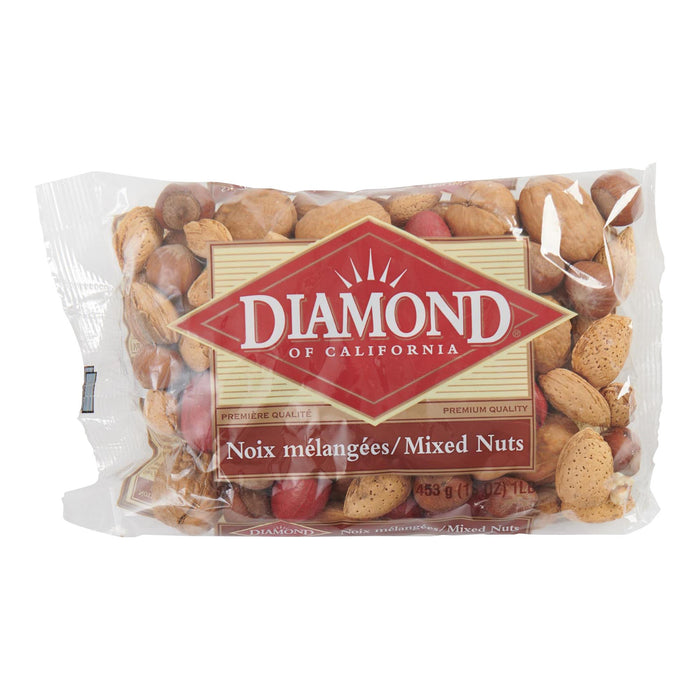 Diamond Mixed Nuts In-Shell - 454g