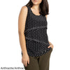 Classic Editions Women's Ruffle-Front Printed Cami - S-XXL