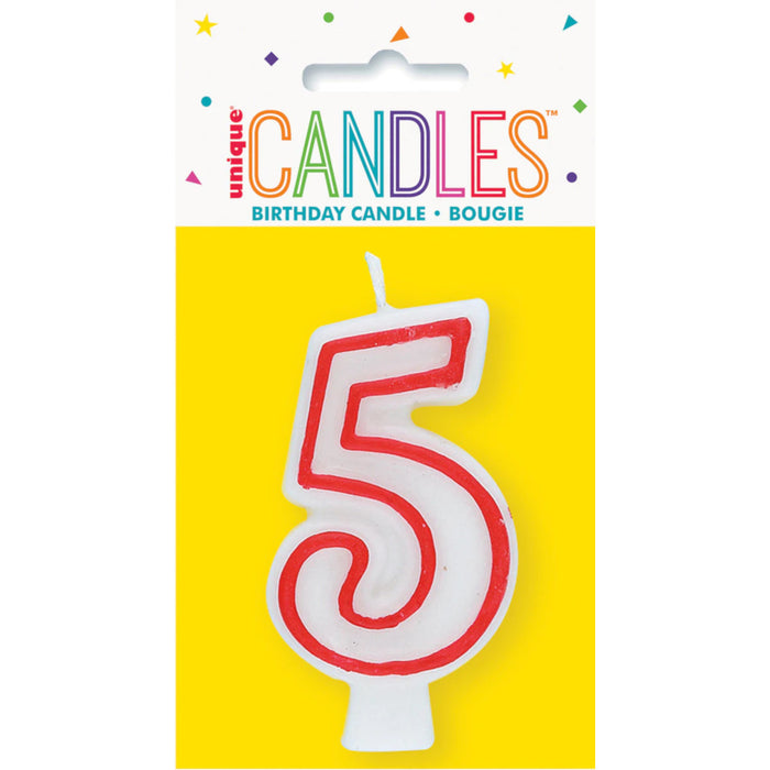 Bougie numérique de luxe Unique pour gâteau d'anniversaire - Numéro 9
