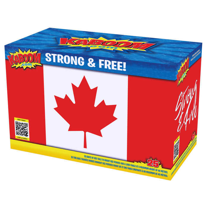 Feux d'artifice Strong & Free de Kaboom