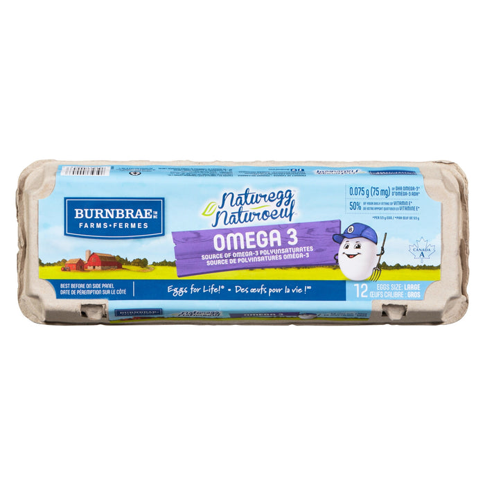 Gros oeufs Omega 3 Naturegg - emb. de 12