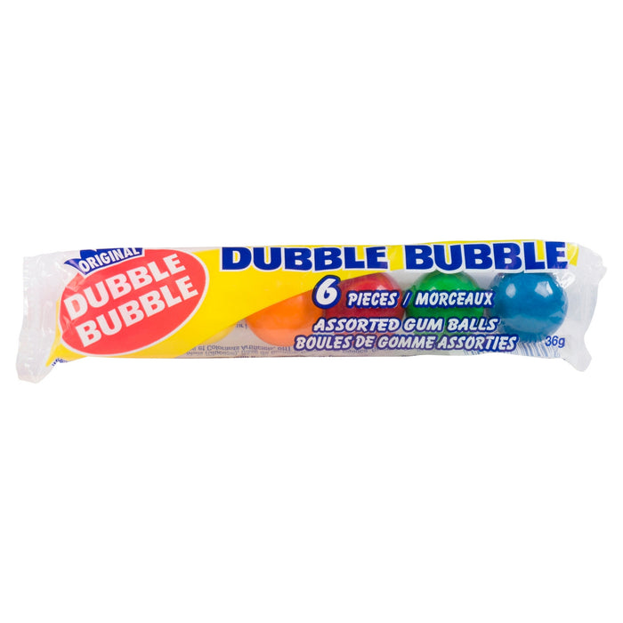 Dubble Bubble Assorted Gum Balls 6pk. - 36g