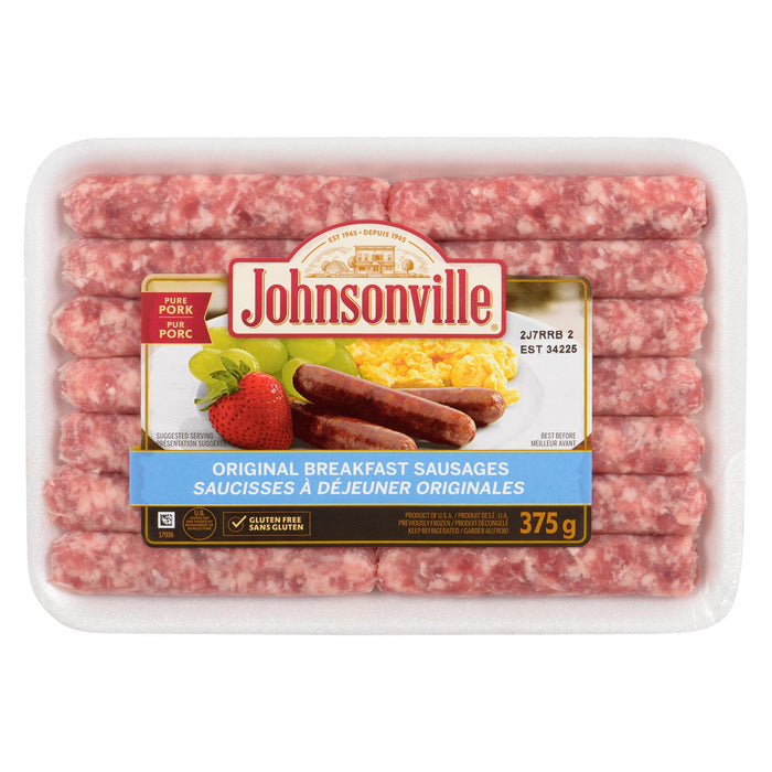 Johnsonville Original Recipe Breakfast Sausages - 375g