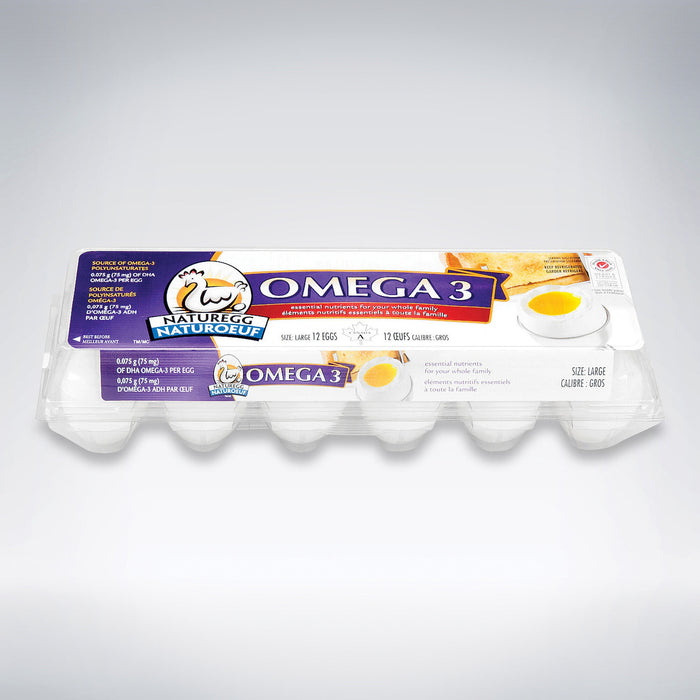 Burnbrae Farms Naturegg Omega 3, Large, 12-Pack