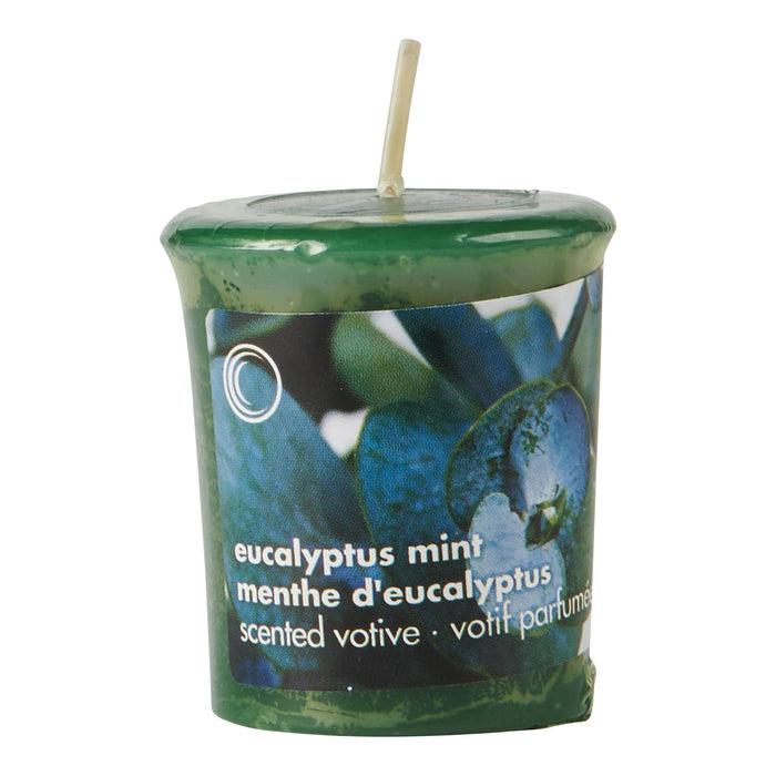 Eucalyptus Mint Scented Mushroom Votive Candle