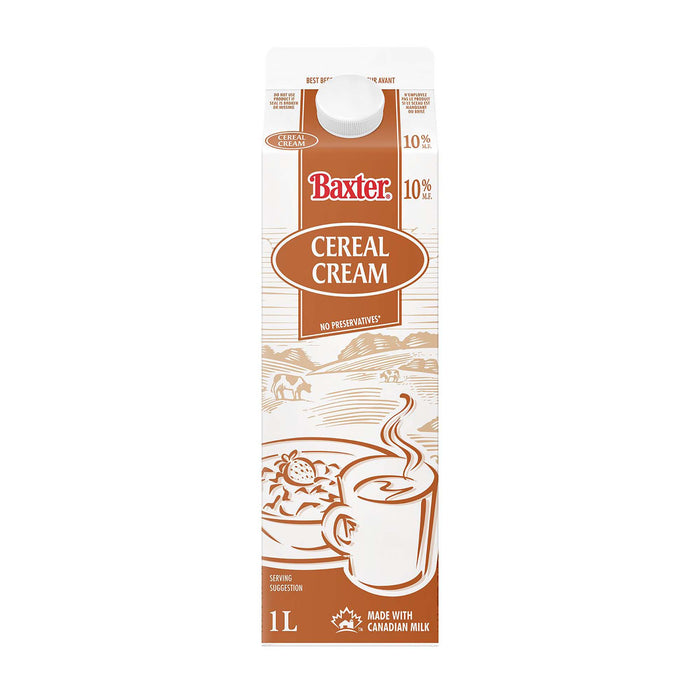 Baxter Cereal Cream 10% M.F. - 1L