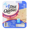 Fromage suisse avec 28 % de M. G. P'tit Québec, 220 g – emb. de 11