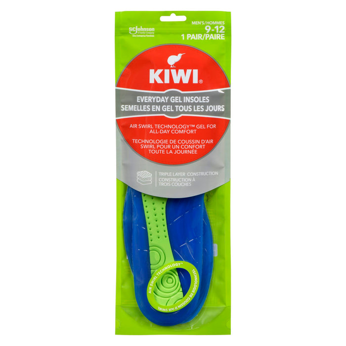 Kiwi Everyday Gel Insoles Men's 9-12 1 Pair