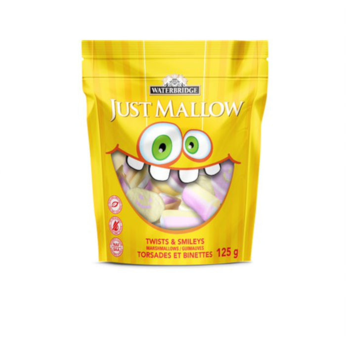 Guimauves Torsades et Binettes Just Mallow Waterbridge – 125 g