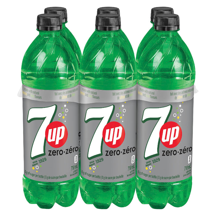 Boisson gazeuse 7UP diète, 710 ml – emb. de 6