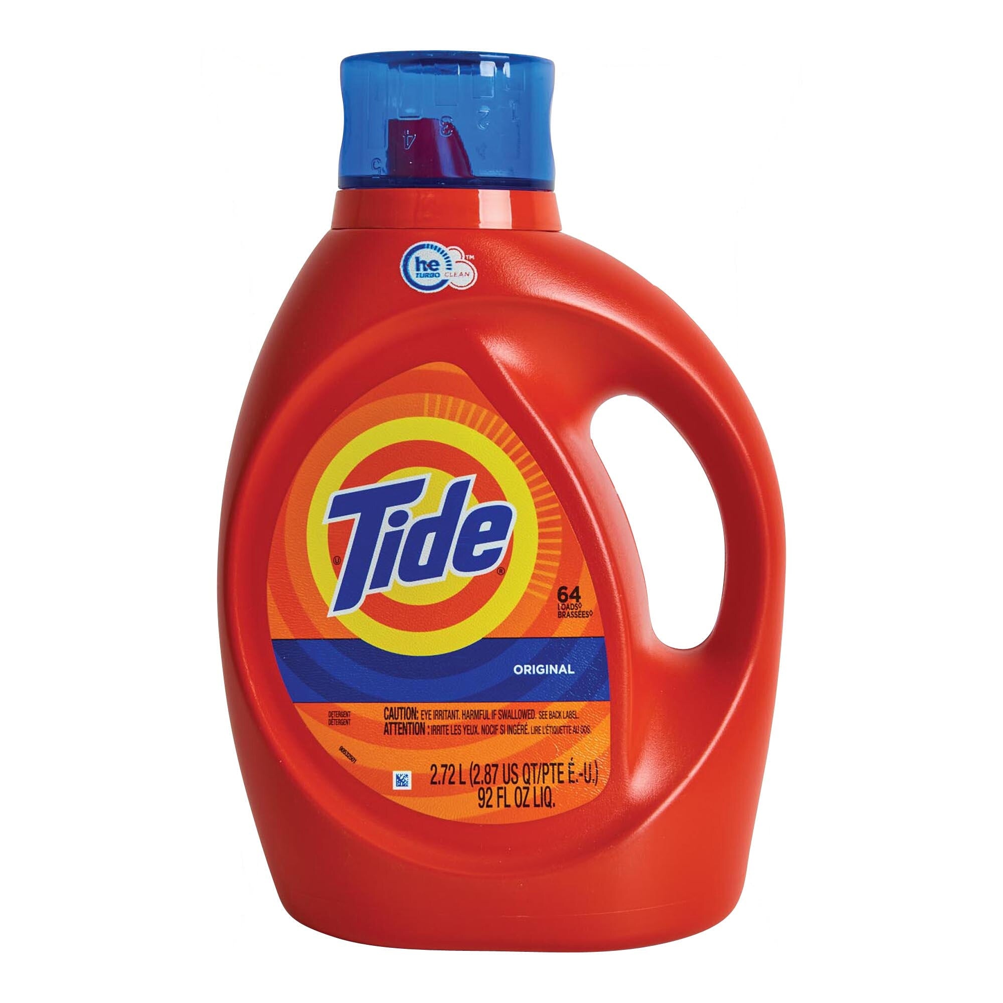 Tide Clean Original Scented Liquid Laundry Detergent, 2.72L Giant Tiger