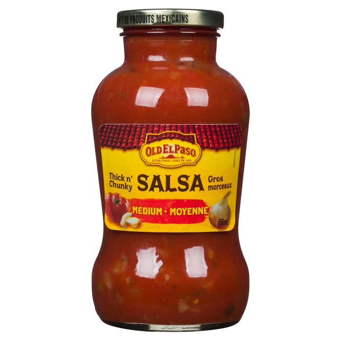 Salsa Old El Paso Gros morceaux, moyenne - 650 ml