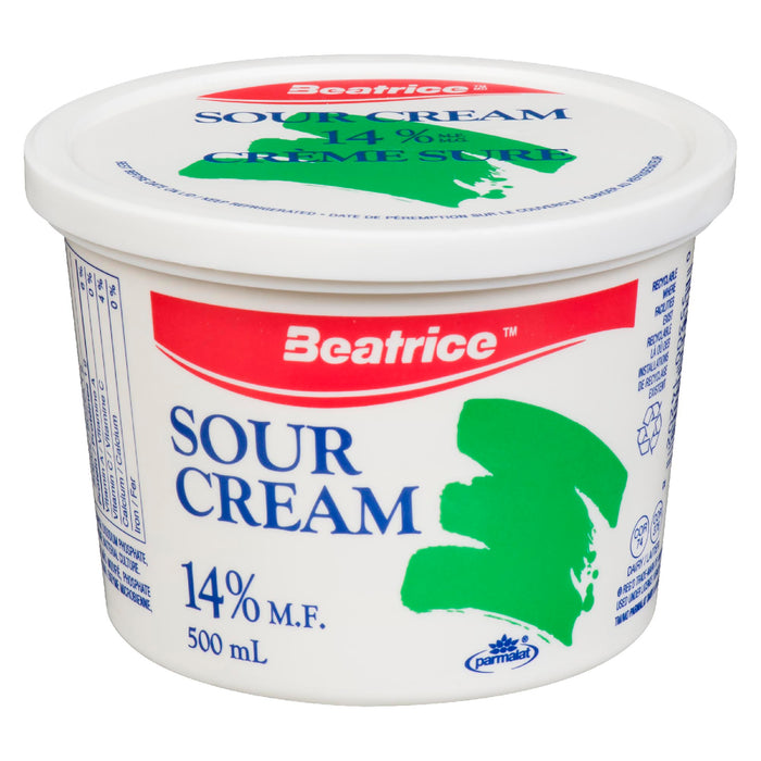 Crème sure Beatrice, 14 % M. G. - 500 ml