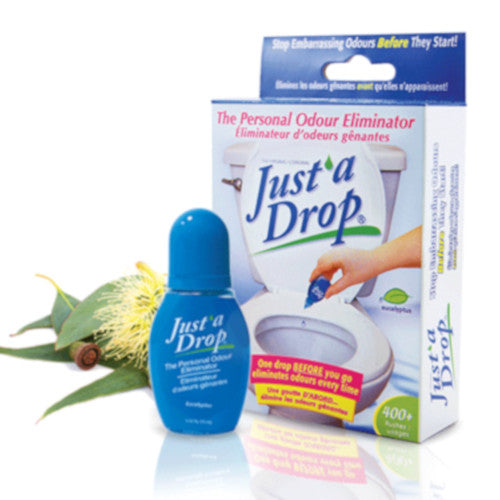 Just a Drop Eucalyptus Scented Personal Bathroom Odour Eliminator