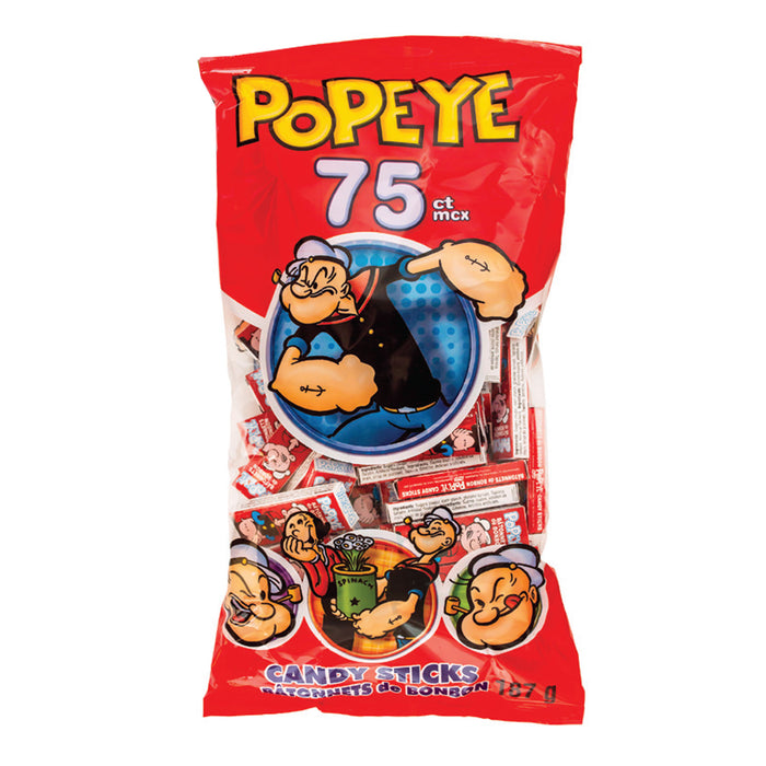 Popeye Candy Sticks, 75-Pack