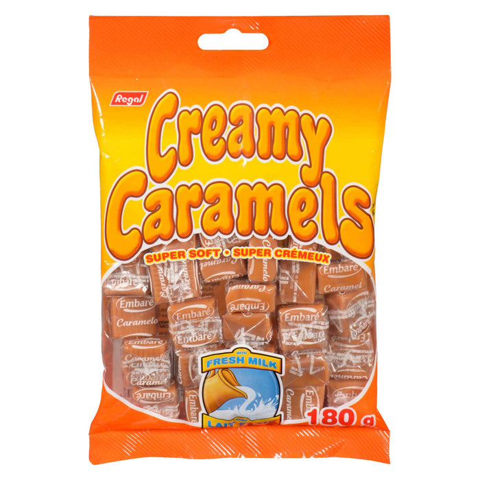 Regal Creamy Caramels Super Crémeux avec Lait Frais, 180 g