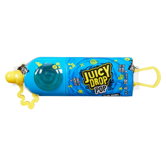 Juicy Drop Blue Rebel Pop Candy, 26-g