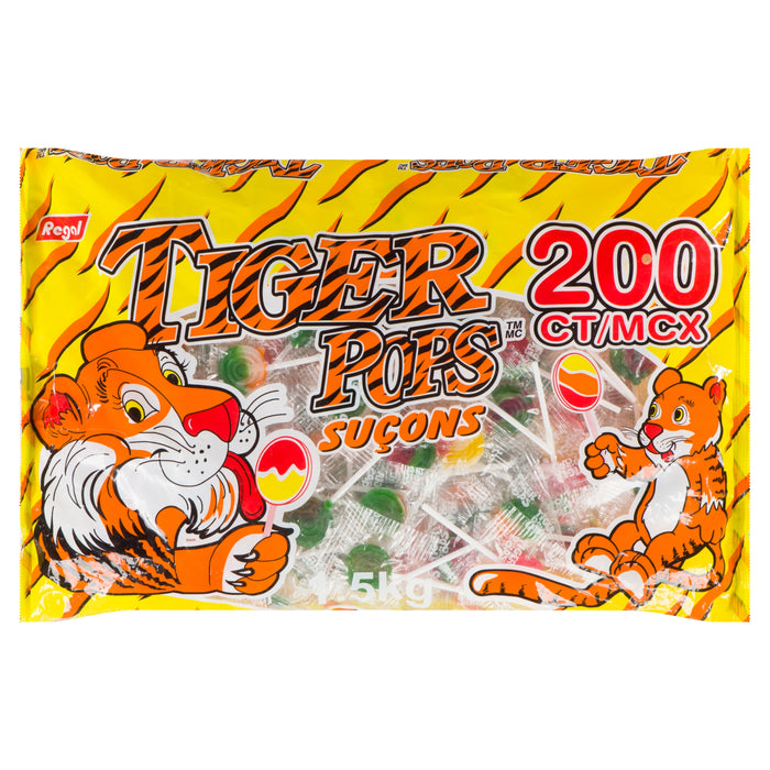 Tiger Pops Suçons 200pk., 1.5-kg