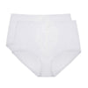 Culotte en dentelle de coton Carisma pour femmes, paquet de 2