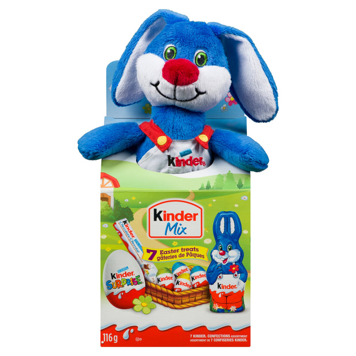 Friandises de Pâques Kinder Mix avec peluche, 8 morceaux, 116 g