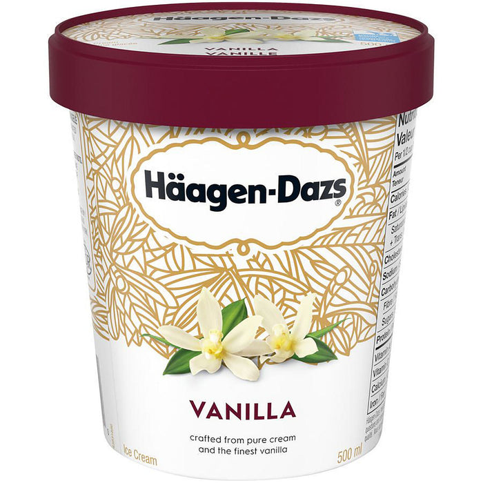 Haagen Dazs Vanilla Ice Cream - 500ml