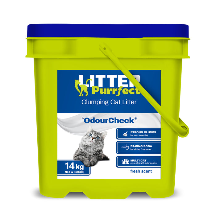Litière pour chats Litter Purrfect - 14kg