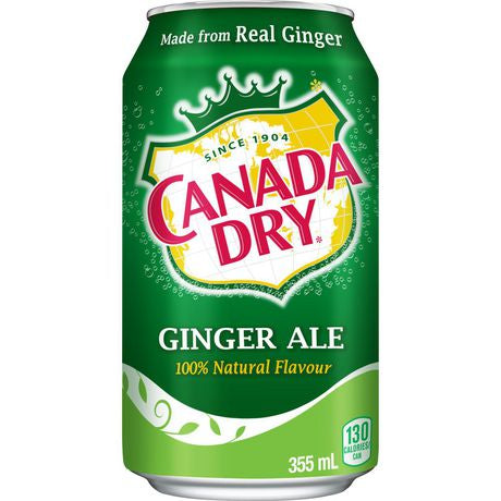 Coca-Cola Canada Dry Ginger Ale Can, 355-ml