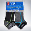 CCM Boys' Performance Ankle Socks 6pk. - 6-8