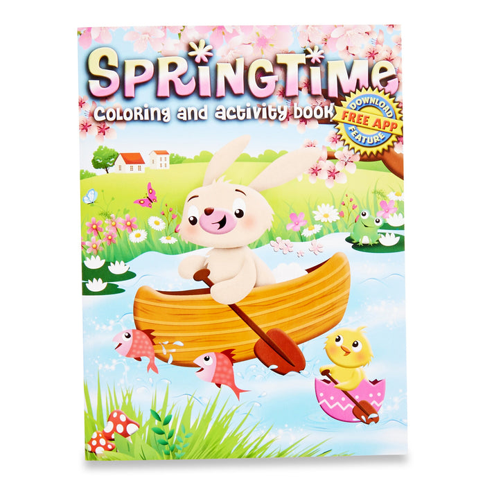 Cahier d'activités à colorier - printemps
