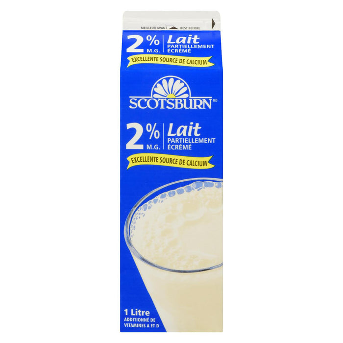 Scotsburn Partly Skimmed Milk 2% M.F. - 1L