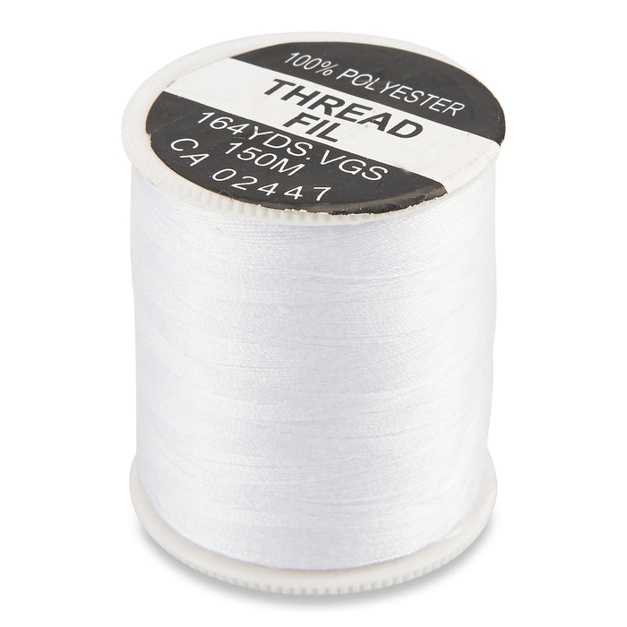 UV-Resistant Polyester Thread, 150-m, White