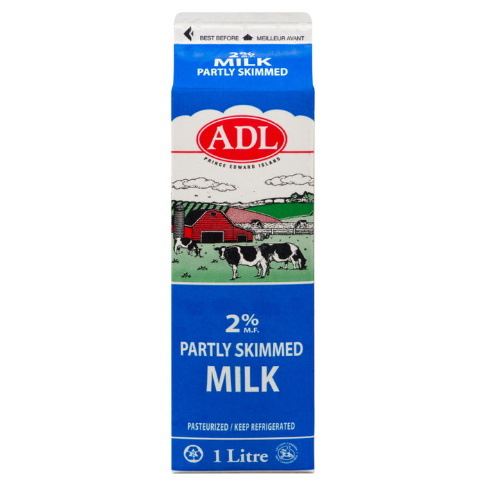 ADL Partly Skimmed Milk 2% M.F. - 1L