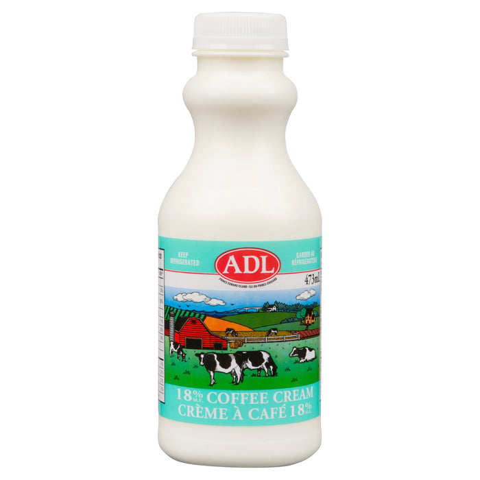 Crème à café avec 18 % de M. G. ADL - 473 ml
