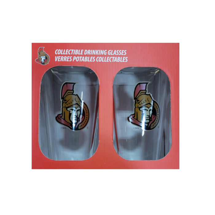 Verre de la LNH paq de 2 - Ottawa
