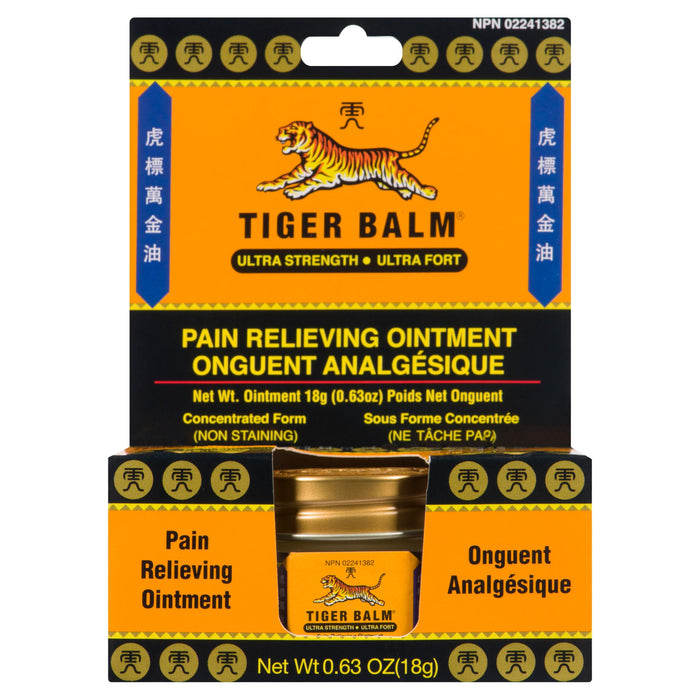 Tiger Balm Onguent Analgésique Ultra Fort, 18 g