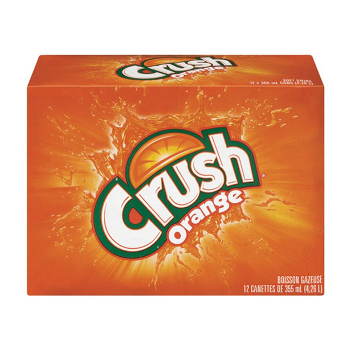 Boisson gazeuse Crush Orange, emb. de 12, 355 ml